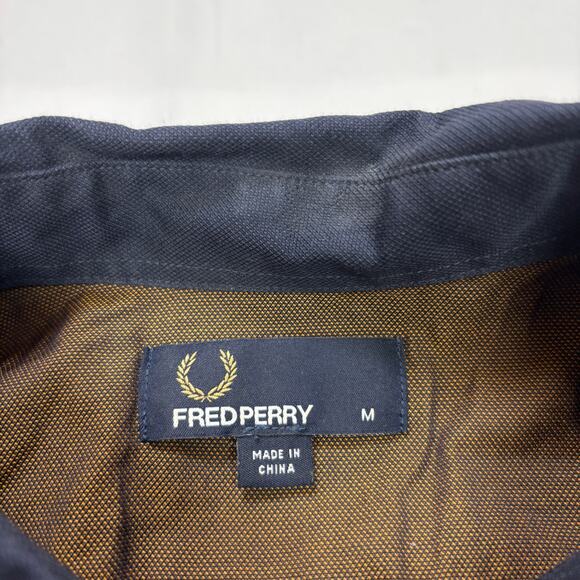 Fred Perry Bold Stripe Oxford Woven Button Down Shirt Men's Medium Quiet Luxury - Picture 4 of 12